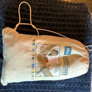 Never used hammock! Opened to see inside